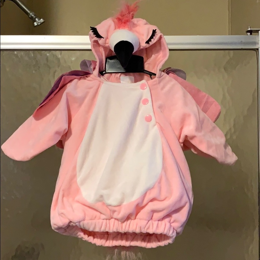 0-6M flamingo costume